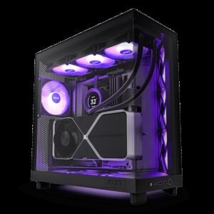 NZXT H6 Flow RGB Dual-Chamber Mid-Tower Airflow Case with RGB Fans 1