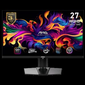 MSI MAG 271QPX 27 Inch QD-OLED 2K (2560×1440) 360Hz Gaming Monitor