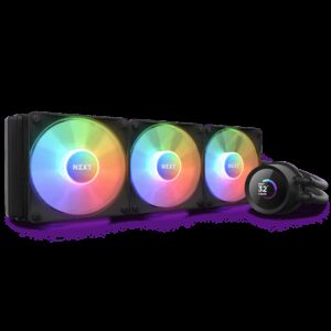 NZXT Kraken 360 RGB Black/ White  Liquid Cooler with LCD Display 1