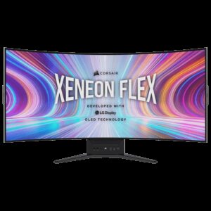 CORSAIR XENEON FLEX 45WQHD240 45″ OLED 4K 240Hz  Bendable Gaming Monitor