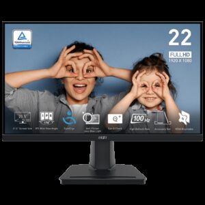 MSI PRO MP225 21.5″ IPS 100HZ Frameless Monitor