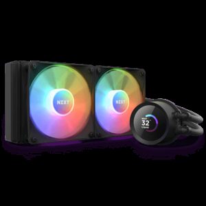 NZXT Kraken 240 RGB Black/ White  Liquid Cooler with LCD Display 1