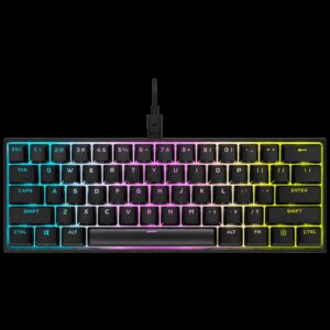 CORSAIR K65 RGB MINI 60% Mechanical Gaming Keyboard — CHERRY MX SPEED