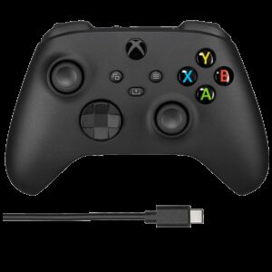 Xbox Wireless Controller + USB C Cable – Black