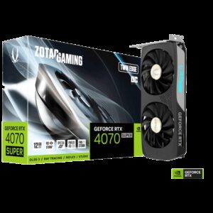 ZOTAC GAMING GeForce RTX 4070 SUPER Twin Edge OC 12GB GDDR6X