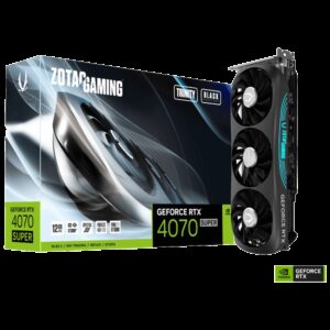 ZOTAC GAMING GeForce RTX 4070 SUPER Trinity Black Edition 12GB GDDR6X