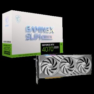 MSI GeForce RTX 4070 SUPER 12G GAMING X SLIM White