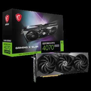 MSI GeForce RTX 4070 SUPER 12G GAMING X SLIM