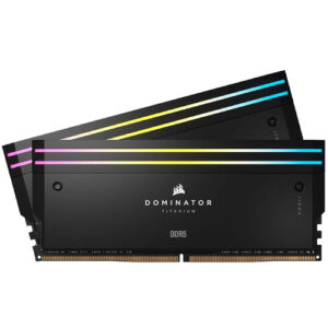 Corsair Dominator Titanium RGB 32GB (2X16GB) DDR5 6400MHz  Intel Xmp Memory ( 3 YEARS WARRANTY )