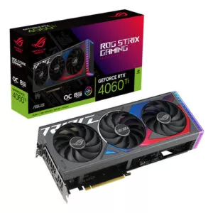 Asus ROG Strix GeForce RTX 4060 TI 8GB GDDR6X OC Graphics Card( 3 YEARS WARRANTY)