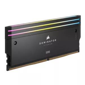 Corsair Dominator Titanium RGB 64GB (2X32GB) DDR5 6400MHz  Intel Xmp Memory ( 3 YEARS WARRANTY ) 1