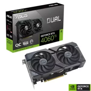 ASUS Dual GeForce RTX 4060 TI 16GB GDDR6 OC Graphics Card (3 YEARS WARRANTY)