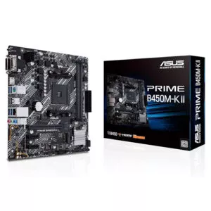 Asus Prime B450M-K II (DDR4) Motherboard ( 3 YEARS WARRANTY )