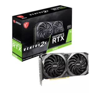 MSI GeForce RTX 3060 Ventus 2X OC 12GB GDDR6 Graphics Card ( 3 YEARS WARRANTY )