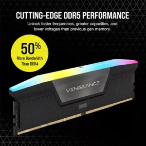 Corsair Vengeance RGB LPX 16GB (16×1) DDR5 5600MHz C40 Memory ( 3 YEARS WARRANTY ) 1