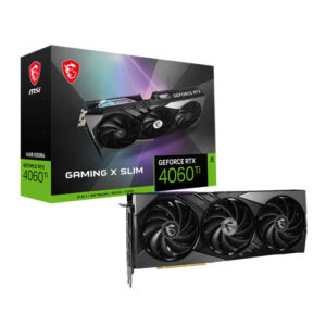 MSI GeForce RTX 4060 Ti Gaming X 16GB GDDR6X SLIM Graphics Card(3 YEARS WARRANTY)