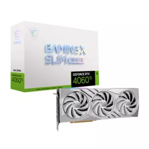 MSI GeForce RTX 4060 Ti Gaming X 8GB GDDR6X SLIM White Graphics Card ( 3 Years Warranty )