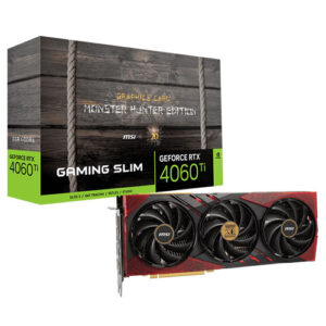 MSI GeForce RTX 4060 Ti X GC30 Monster Hunter Edition  8GB Graphics Card (3 YEARS WARRANTY)