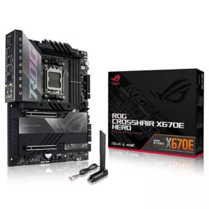 ASUS ROG CROSSHAIR X670E- HERO Gaming WI-FI DDR5 Motherboard (3 YEARS WARRANTY)