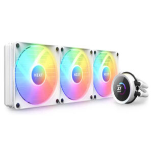 NZXT Kraken 360 (360mm) RGB CPU Liquid Cooler With LCD Display White ( 3 YEARS WARRANTY )