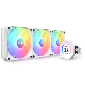 NZXT Kraken Elite 360 (360mm) RGB CPU Liquid Cooler With LCD Display White ( 3 YEARS WARRANTY )