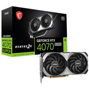 MSI Geforce RTX 4070 Super Ventus OC 2X 12GB GDDR6X Graphic Card ( 3 YEARS WARRANTY )