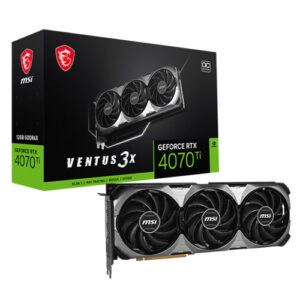 MSI Geforce RTX 4070 Ti Ventus OC 3X E1 12GB GDDR6X Graphic Card ( 3 YEARS WARRANTY )