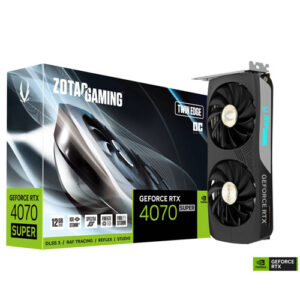 ZOTAC GAMING GeForce RTX 4070 SUPER Twin Edge OC 12GB GDDR6X Graphics Card