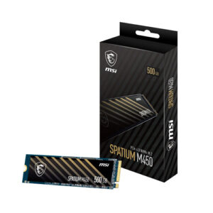 MSI Spatium M450 500GB PCIE 4.0 NVME M.2 Solid State Drive ( 3 YEARS WARRANTY ) 1