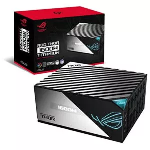 Asus ROG THOR 1600 WATT 80 Plus Titanium Certified Fully Modular Power Supply ( 3 YEARS WARRANTY )