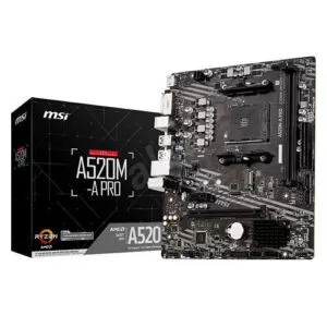 MSI A520M-A Pro Motherboard ( 3 YEARS WARRANTY )