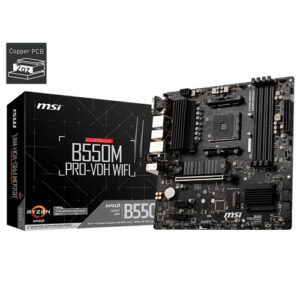 MSI B550M Pro-VDH (Wi-Fi) Motherboard ( 3 YEARS WARRANTY )