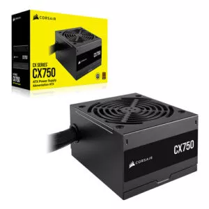 Corsair CX750 80 Plus Bronze Certified Power Supply( 3 YEARS WARRANTY ) 1