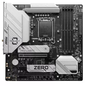 MSI B760M PROJECT ZERO (WIFI) DDR5 Motherboard ( 3 YEARS WARRANTY ) 1