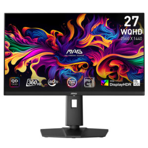 MSI MAG 271QPX 27 Inch QD-OLED WQHD (2560×1440) 360Hz 0.03ms Adaptive-Sync Compatible Frameless Gaming Monitor-DISPLAY UNIT  ( 3 YEARS WARRANTY )   DISPLAY UNIT