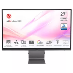 MSI Modern MD271UL 27” Inch 4K UHD (3840 X 2160) IPS Level Business & Productivity Monitor( 3 YEARS WARRANTY)