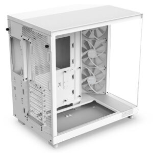 NZXT H6 Flow Edition ATX Mid Tower White Case 1