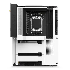 NZXT N7 B650E Motherboard – AMD B650 Chipset With Wi-Fi And White Cover ( 3 YEARS WARRANTY )