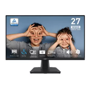 MSI Pro MP275Q 27 inch 100Hz 1ms 2560 x 1440 (WQHD) IPS Level Ultra Slim Frameless Monitor