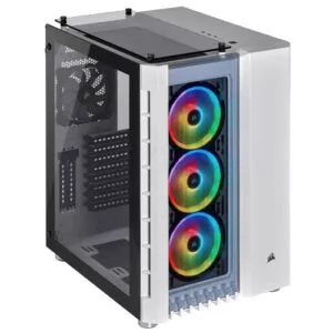 Corsair Crystal Series 680X RGB ATX High Airflow Tempered Glass Smart Case – White