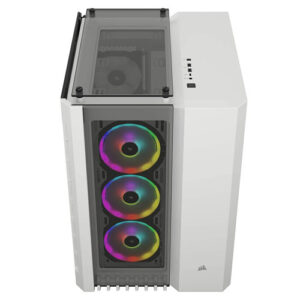 Corsair Crystal Series 680X RGB ATX High Airflow Tempered Glass Smart Case – White 1