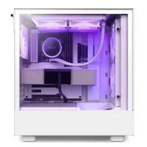 NZXT H5 (2023) Flow RGB Edition ATX Mid Tower White Case 1