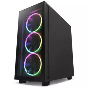 NZXT H7 (2023) Elite Edition ATX Mid Tower Black Case 1