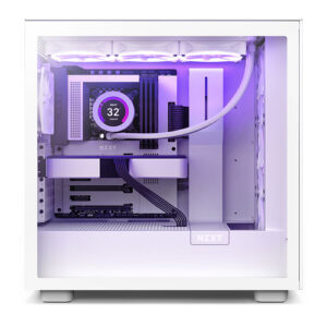 NZXT H7 Flow Edition ATX Mid Tower White Case 1