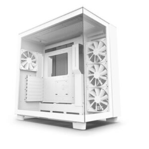 NZXT H9 Flow Edition ATX Mid Tower Premium White Case