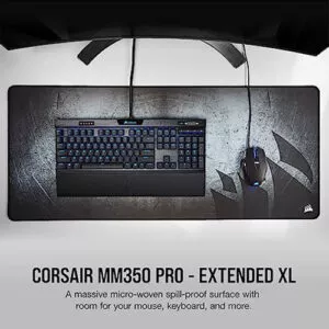 CORSAIR MM350 PRO Premium Spill-Proof Cloth Gaming Mouse Pad – Extended-XL 1