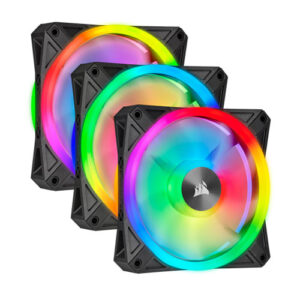 Corsair QL120 RGB 120mm PWM Triple Fan Kit With Lighting Node CORE(1 year warranty)