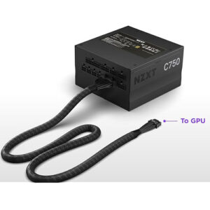 NZXT 600W PCIE 5.0 12VHPWR Psu Power Cable 1