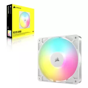 Corsair RS120 ARGB 120mm PWM  White Fan