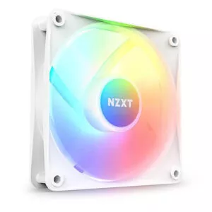 NZXT F120 RGB Core – 120mm Hub-Mounted RGB Fan – Single Pack (White)( 1 Year Warranty)